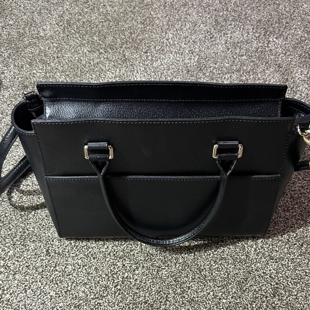 Kate Spade New York Lana Grove Street shoulder bag black detachable crossbody